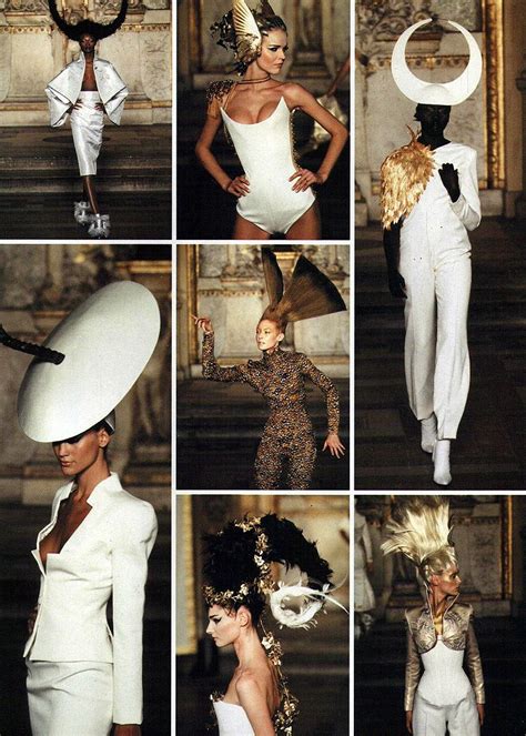 alexander mcqueen givenchy white gold collection|alexander mcqueen givenchy show.